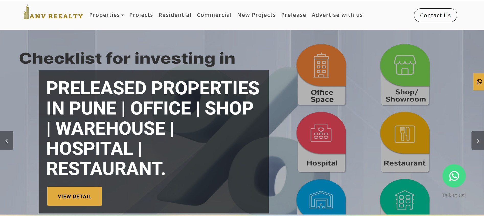 ANV Realty Website